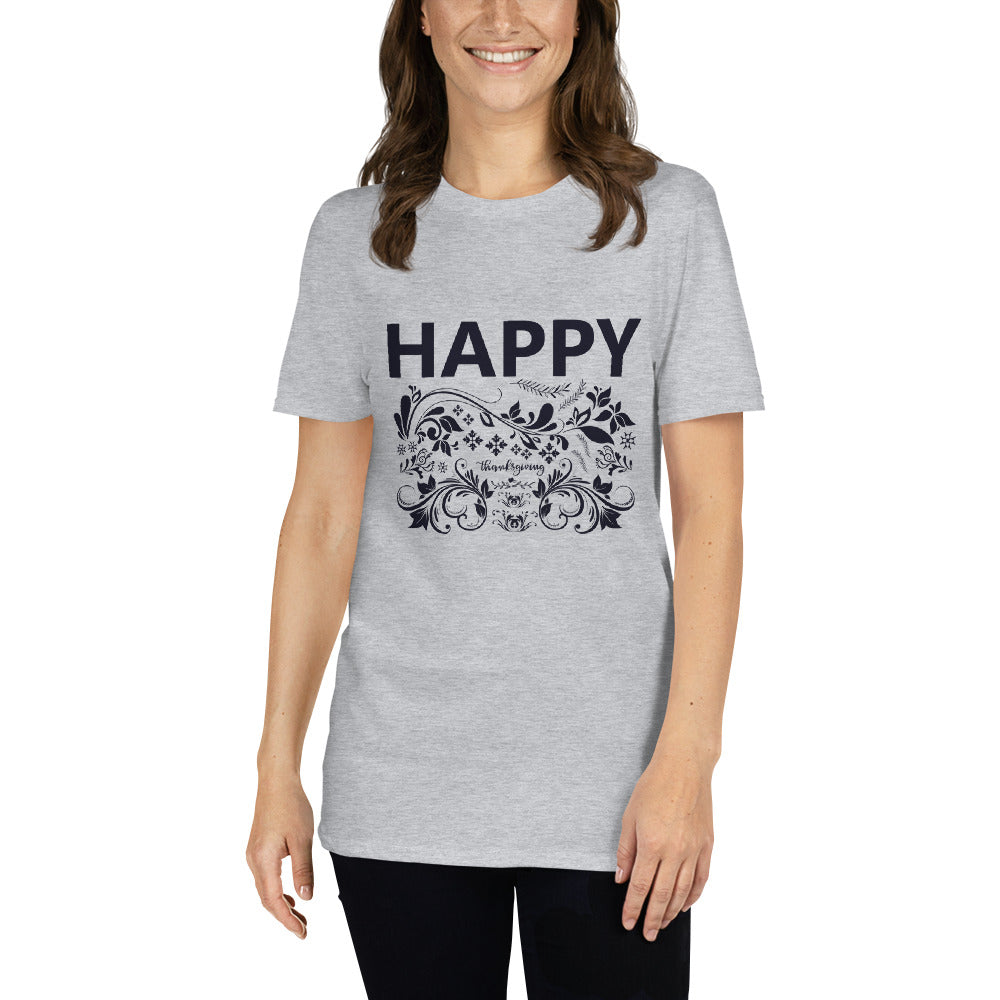 Happy Thanksgiving - Short-Sleeve Unisex T-Shirt
