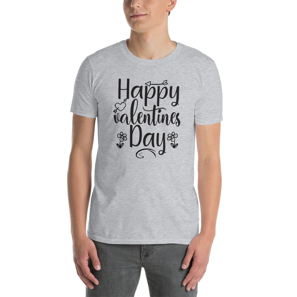 Happy Valentine's Day - Short-Sleeve Unisex T-Shirt