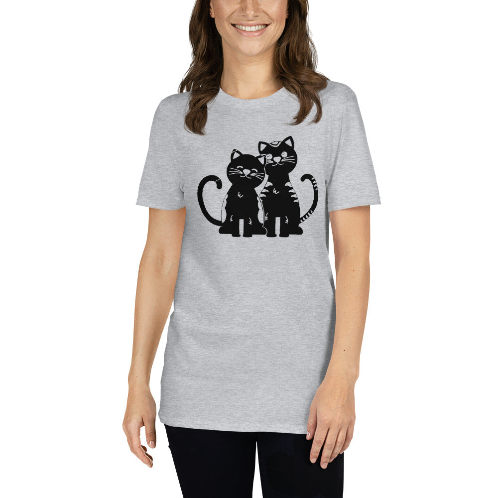 Cats In Love - Short-Sleeve Unisex T-Shirt