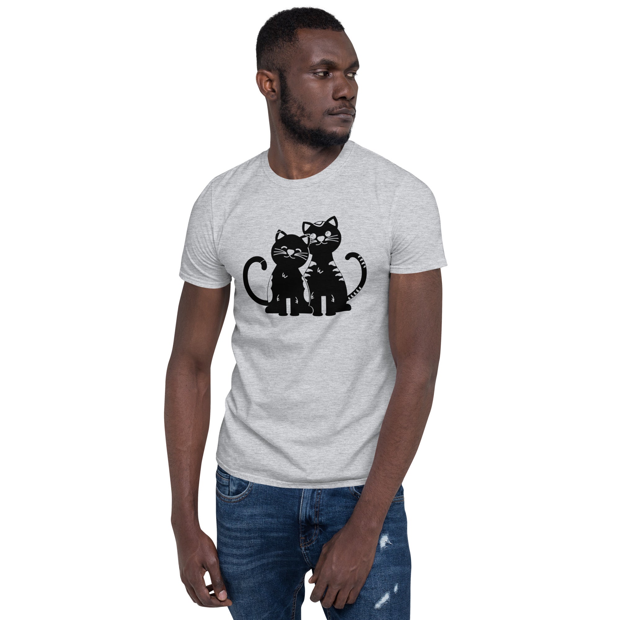 Cats In Love - Short-Sleeve Unisex T-Shirt