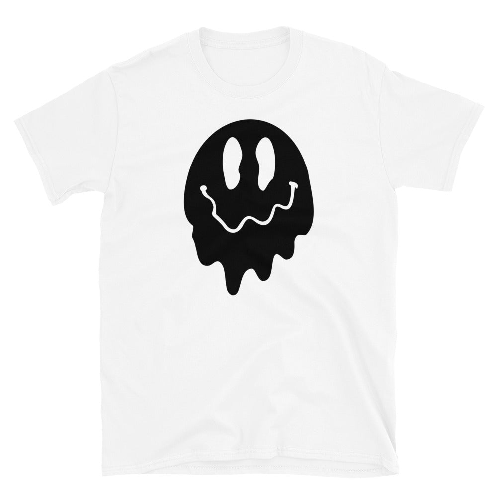 Melted Smiley - Short-Sleeve Unisex T-Shirt