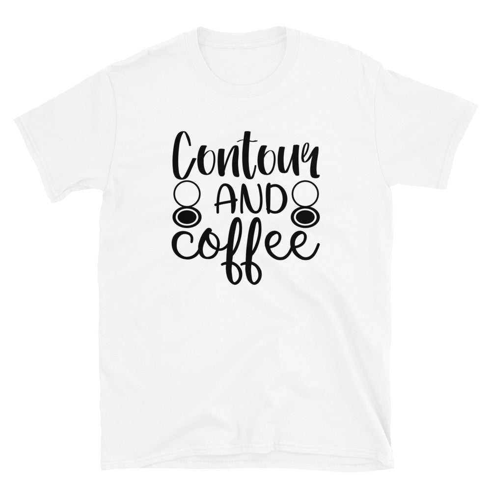 Contour and Coffee - Short-Sleeve Unisex T-Shirt
