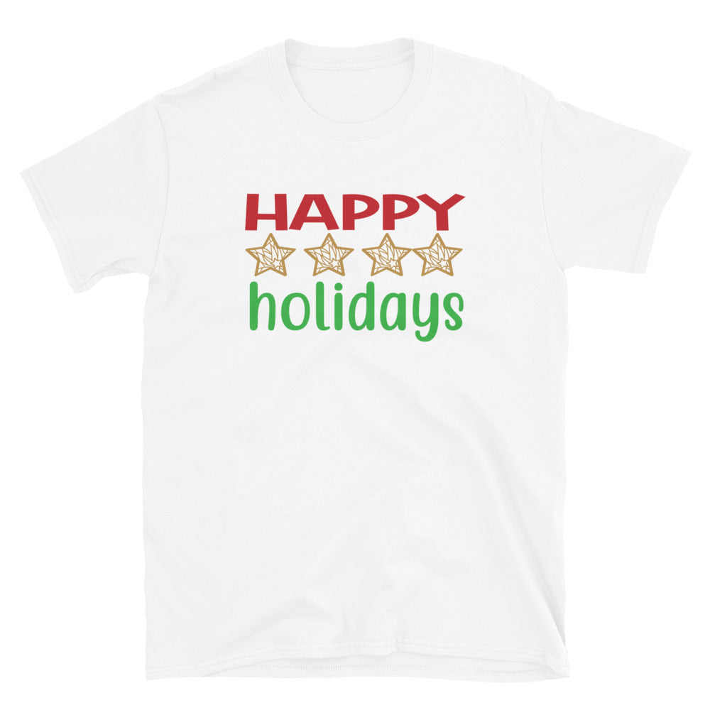 Happy Holidays - Short-Sleeve Unisex T-Shirt