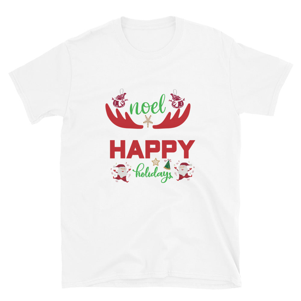Noel Happy Holidays - Short-Sleeve Unisex T-Shirt