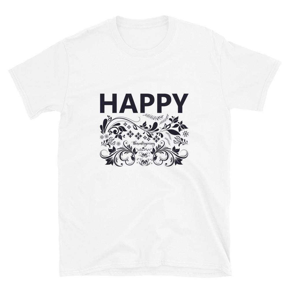 Happy Thanksgiving - Short-Sleeve Unisex T-Shirt