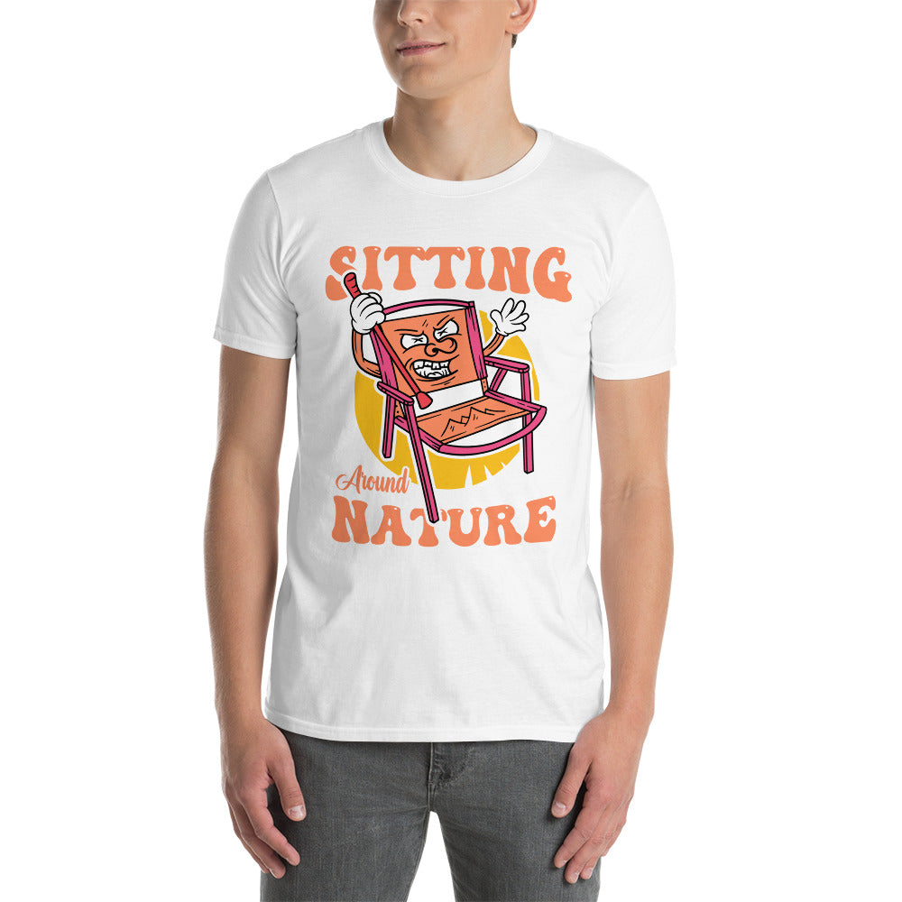 Sitting Around Nature -  Short-Sleeve Unisex T-Shirt