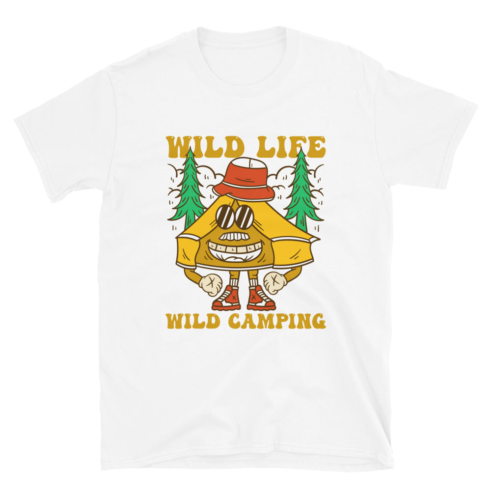Wild Life Wild Camping - Short-Sleeve Unisex T-Shirt