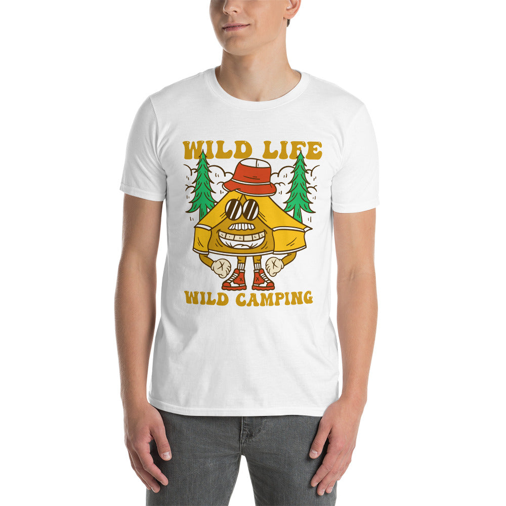 Wild Life Wild Camping - Short-Sleeve Unisex T-Shirt