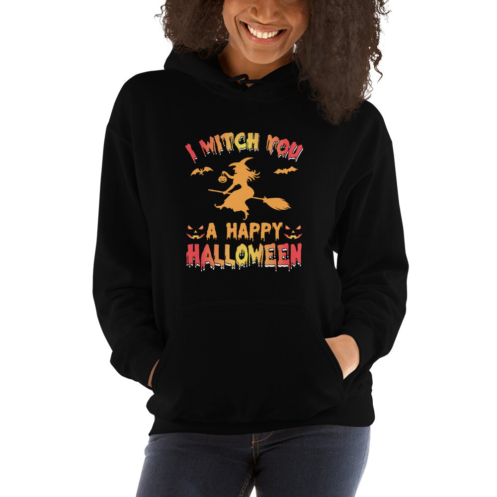 I Witch You A Happy Halloween - Unisex Hoodie