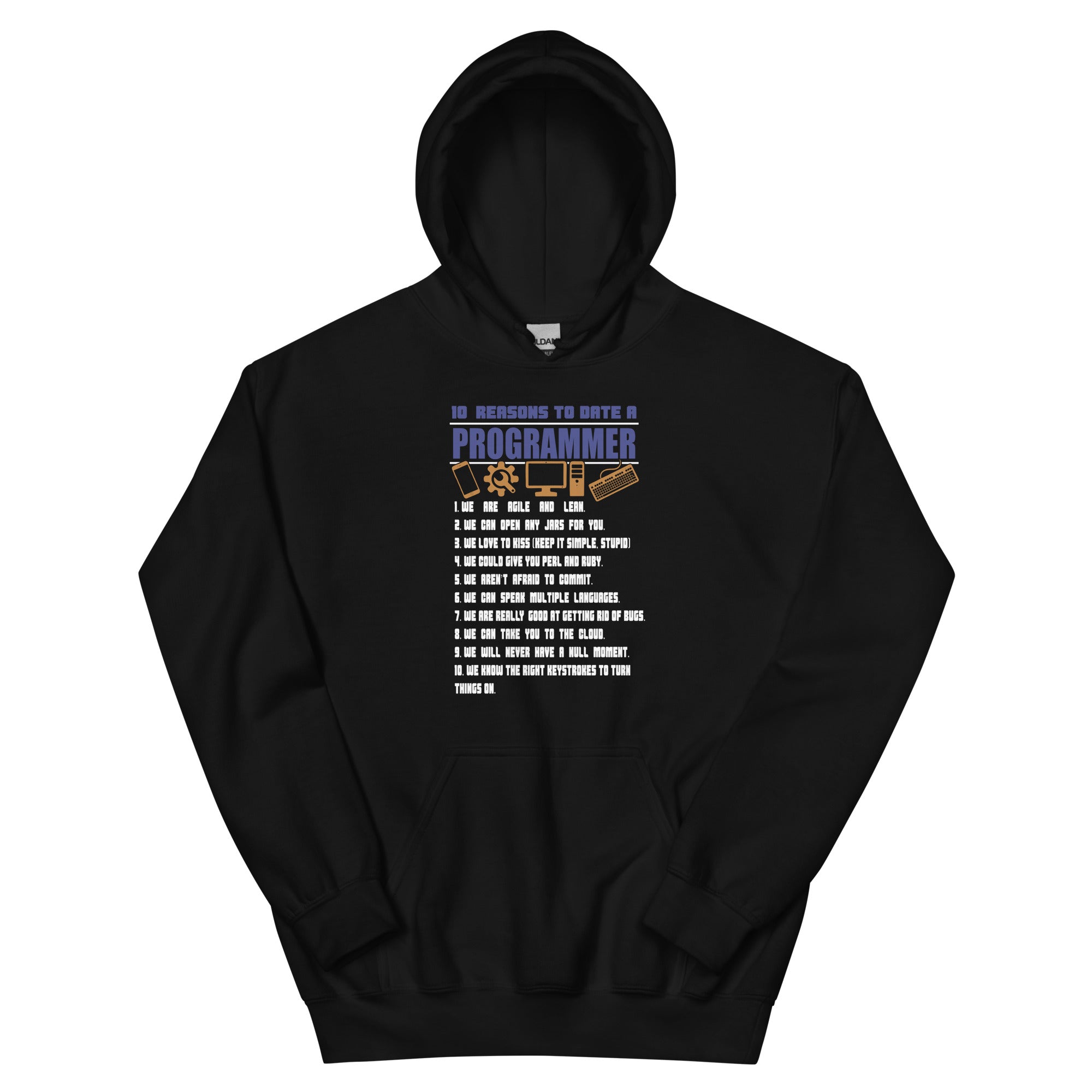 10 Reasons To Date A Programmer - Unisex Hoodie