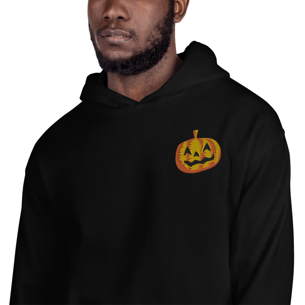 Halloween Pumpkin - Embroidered Unisex Hoodie