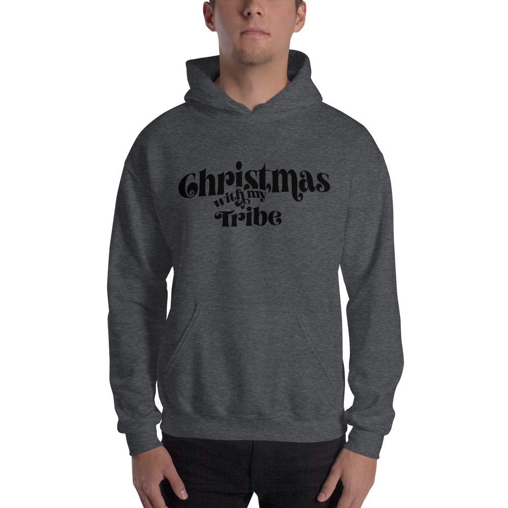 Christmas With My Tribe - Unisex Hoodie