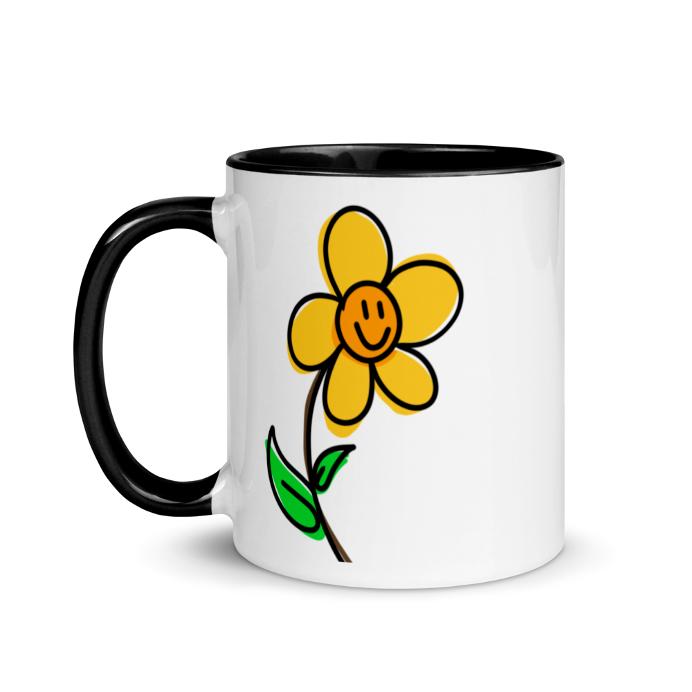 Flower - Mug with Color Inside