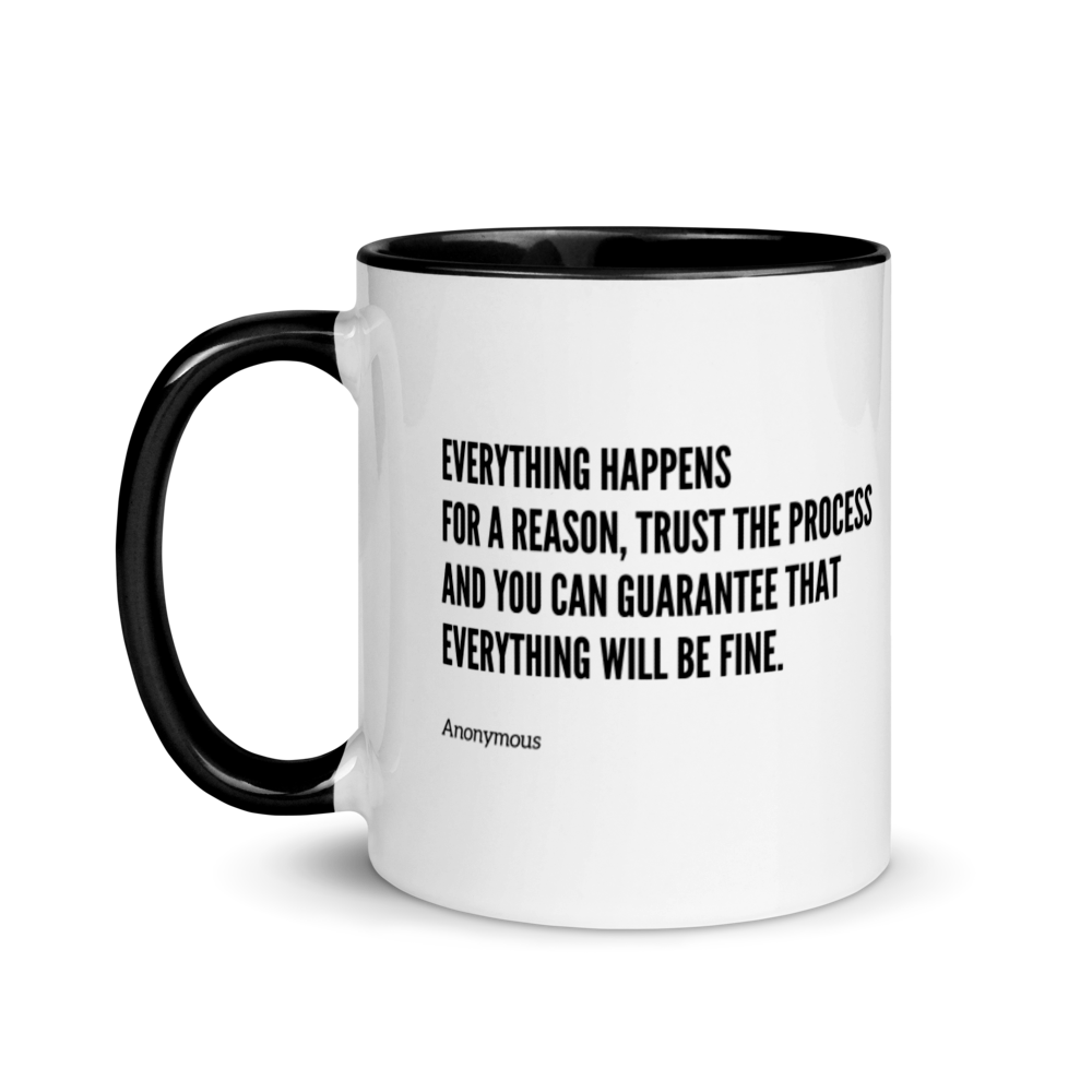 Everything Happens - Mug with Color Inside