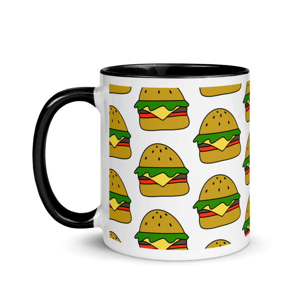 Burger - Mug with Color Inside