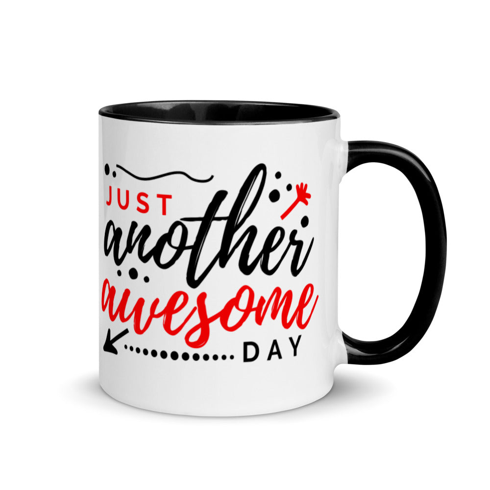 Just Another Awesome Day - Mug with Color Inside