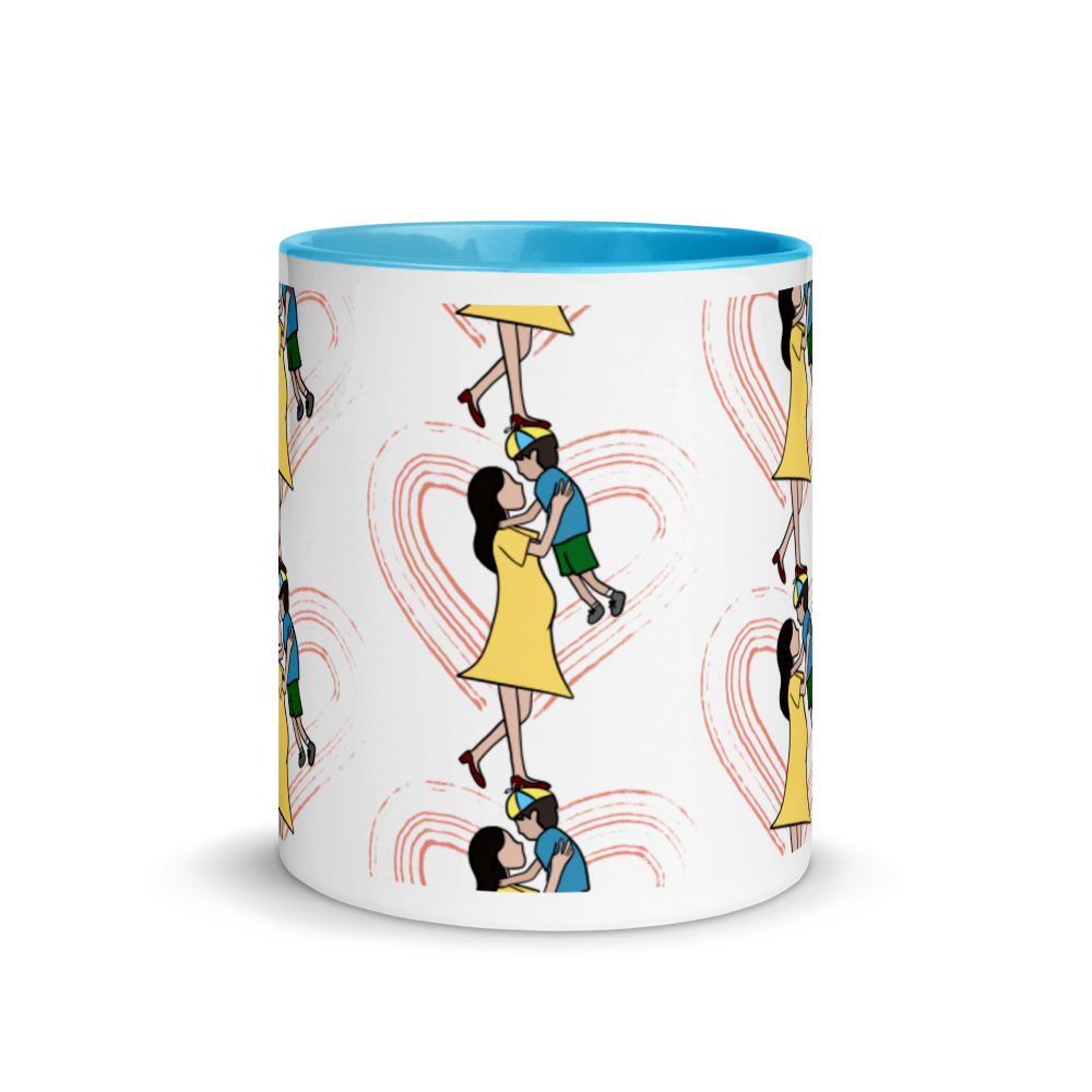 A Hold Of A Mother - Mug with Color Inside