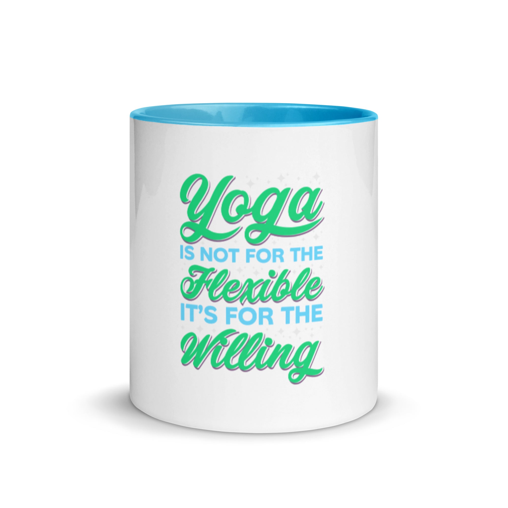 Yoga Is Not For The Flexible - Mug with Color Inside