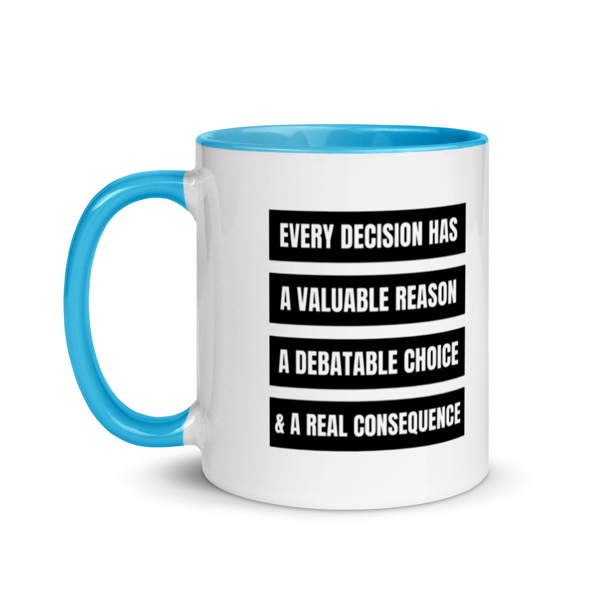 Decision - Mug with Color Inside