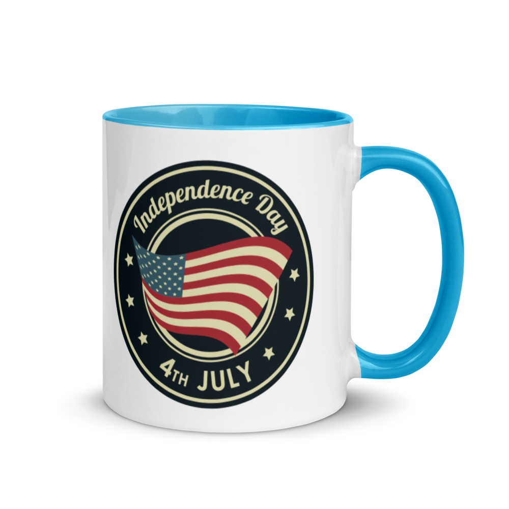 Happy Independence Day! - Mug with Color Inside