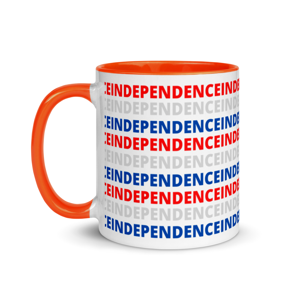 Spell Independence - Mug with Color Inside