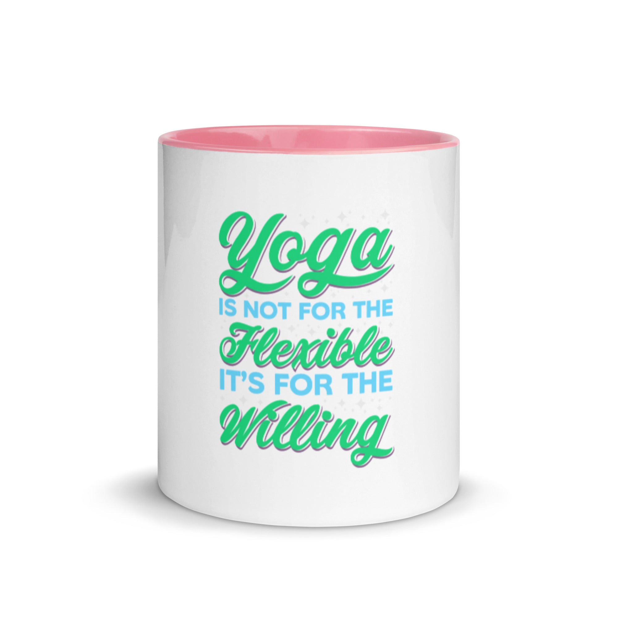Yoga Is Not For The Flexible - Mug with Color Inside