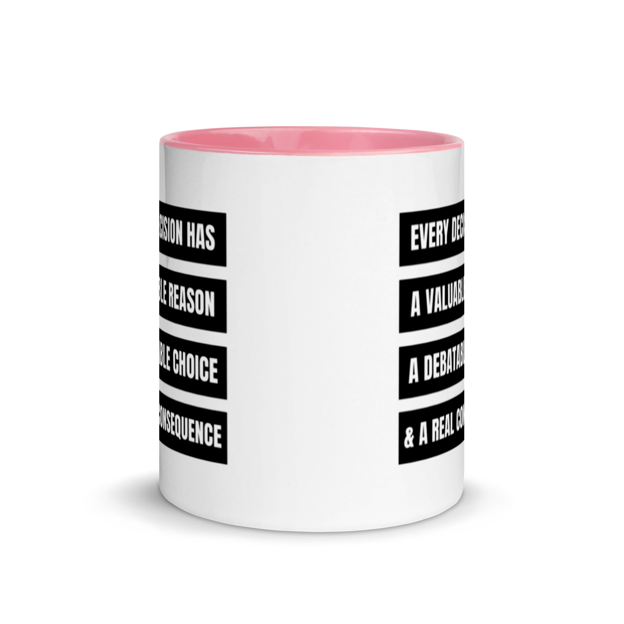Decision - Mug with Color Inside