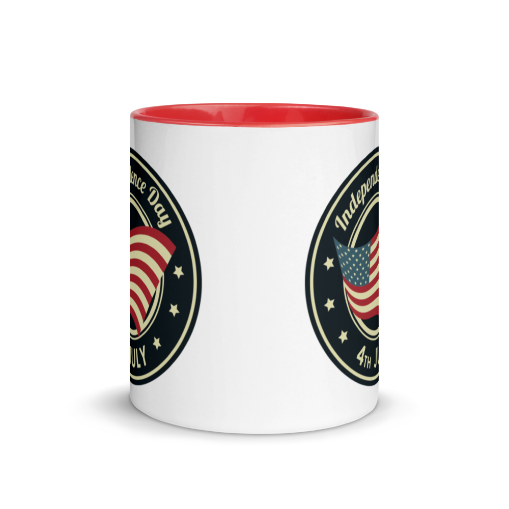 Happy Independence Day! - Mug with Color Inside
