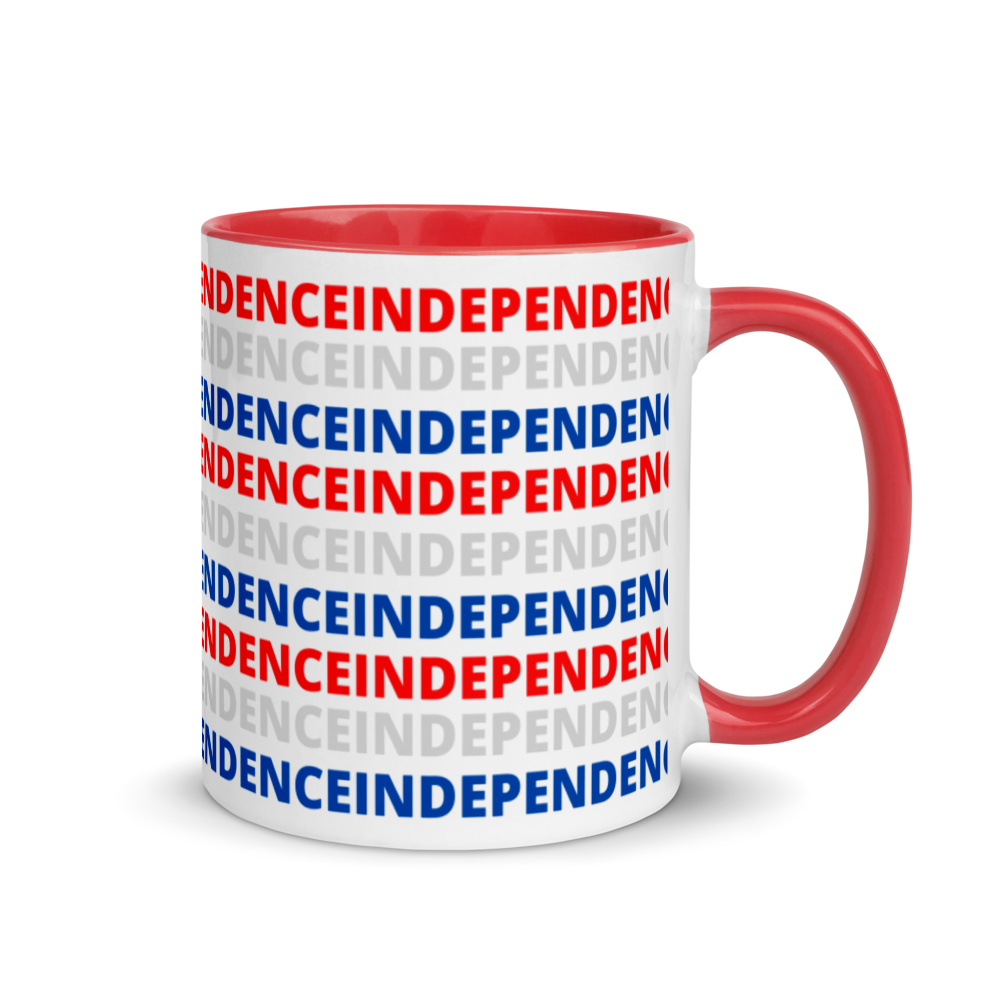 Spell Independence - Mug with Color Inside