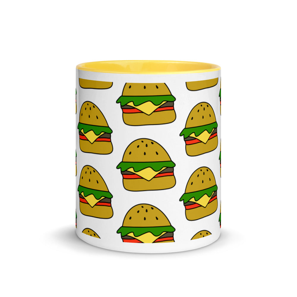 Burger - Mug with Color Inside