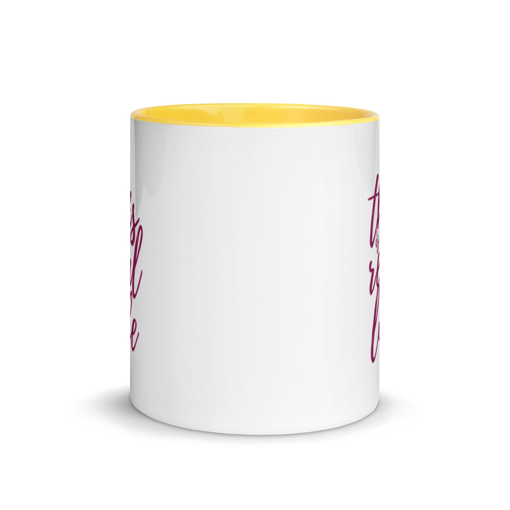 This Is Real Life - Mug with Color Inside