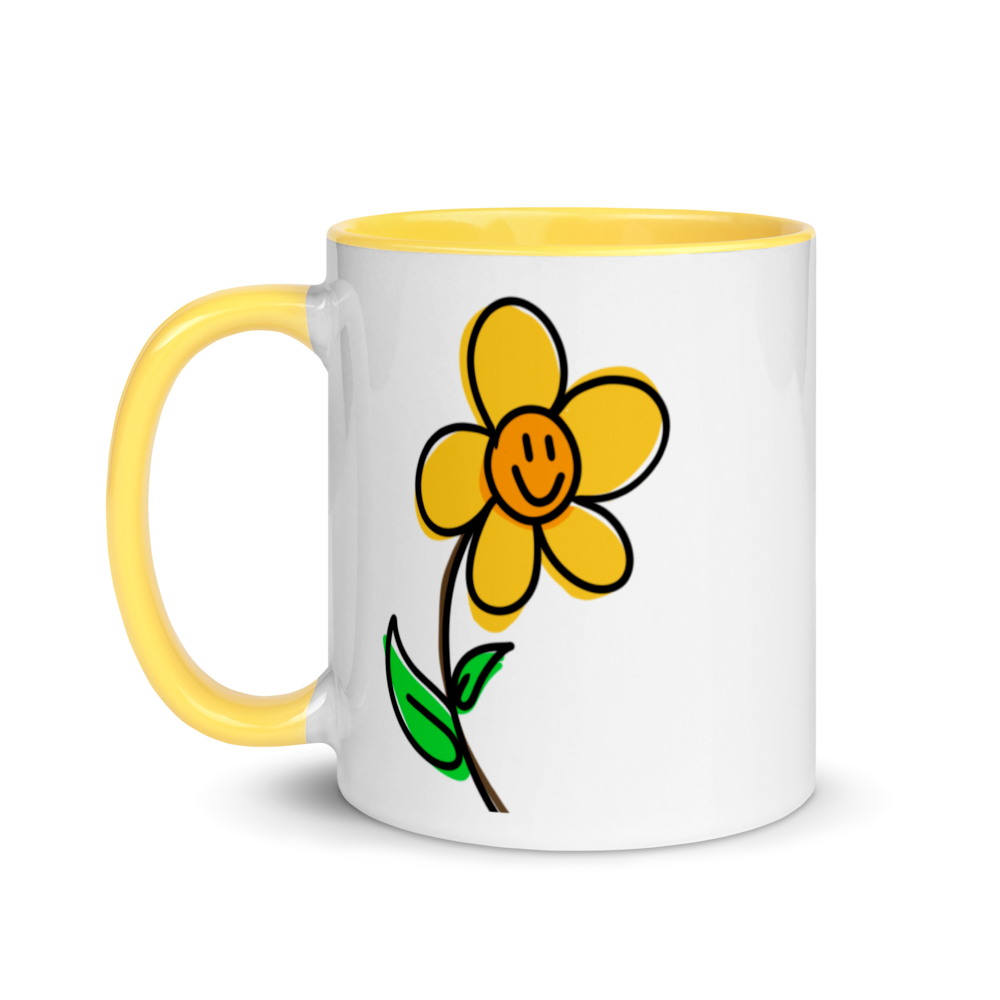 Flower - Mug with Color Inside