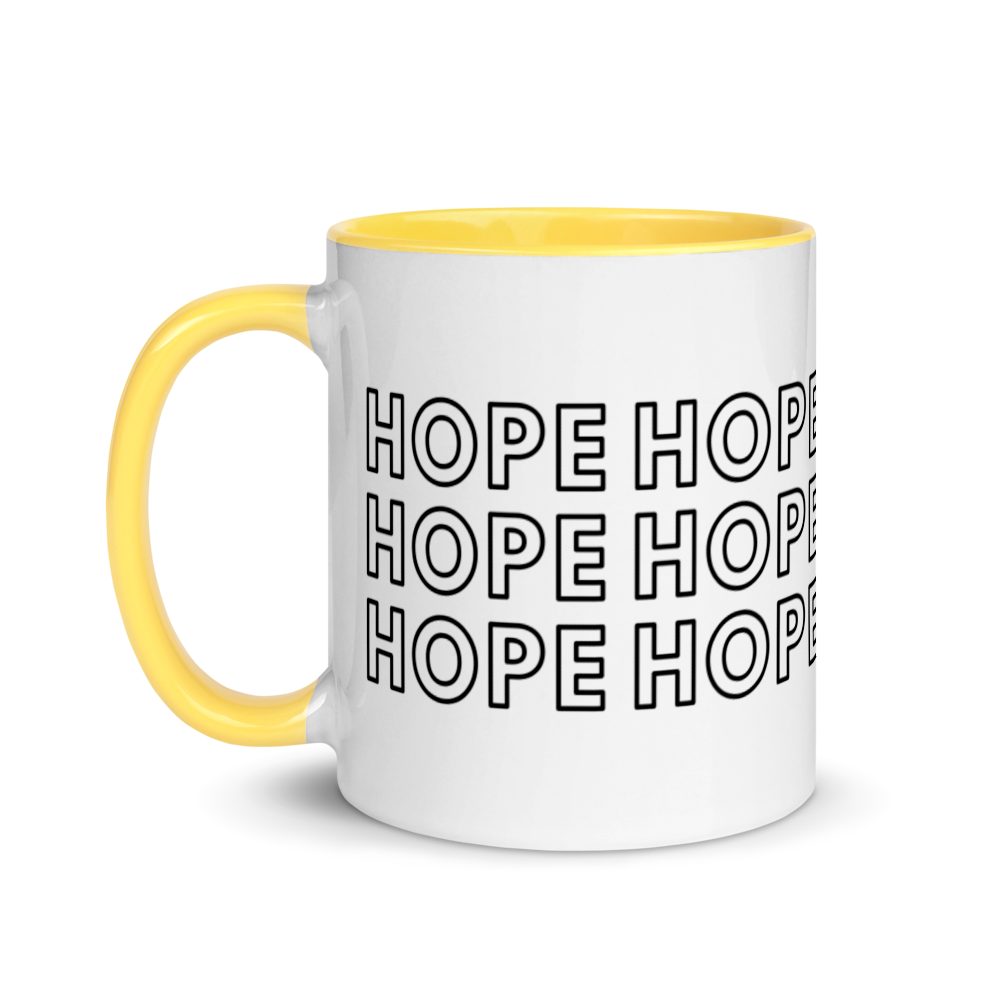 Hope - Mug with Color Inside