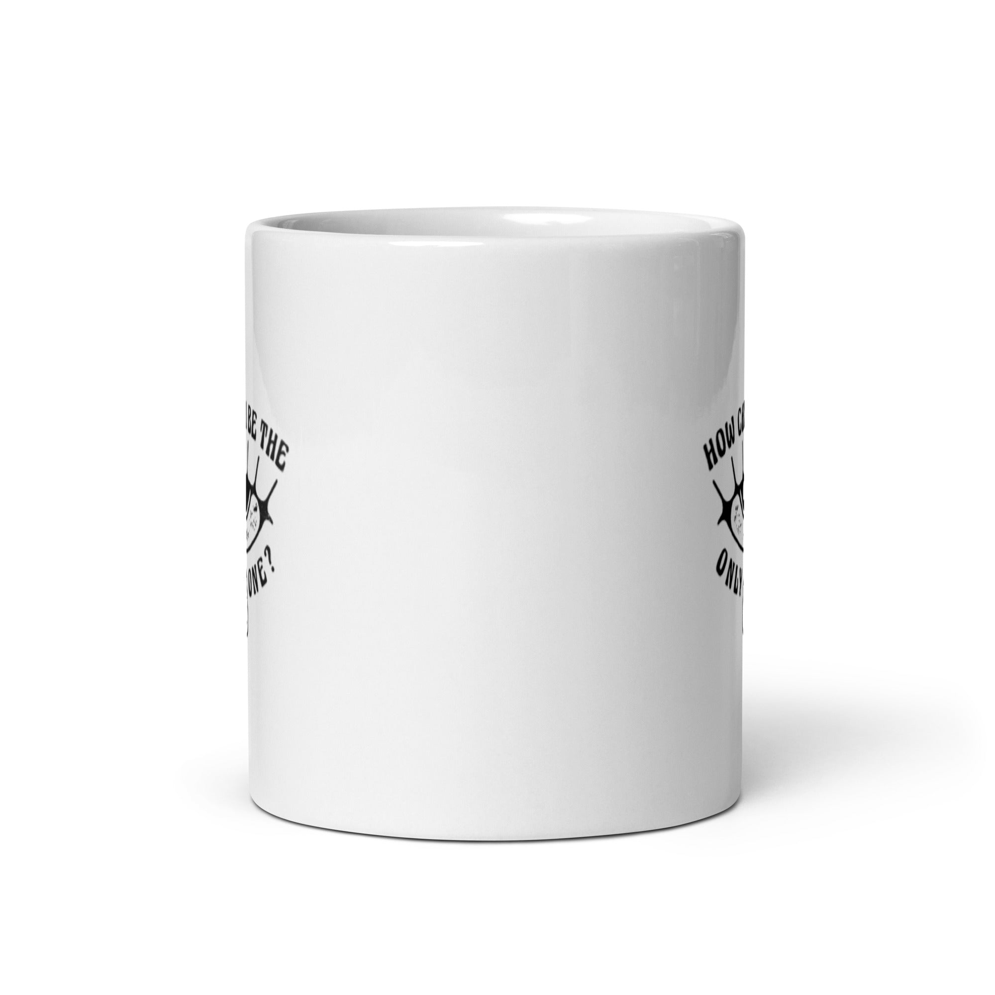 Only One All-Seeing Eye - White glossy mug