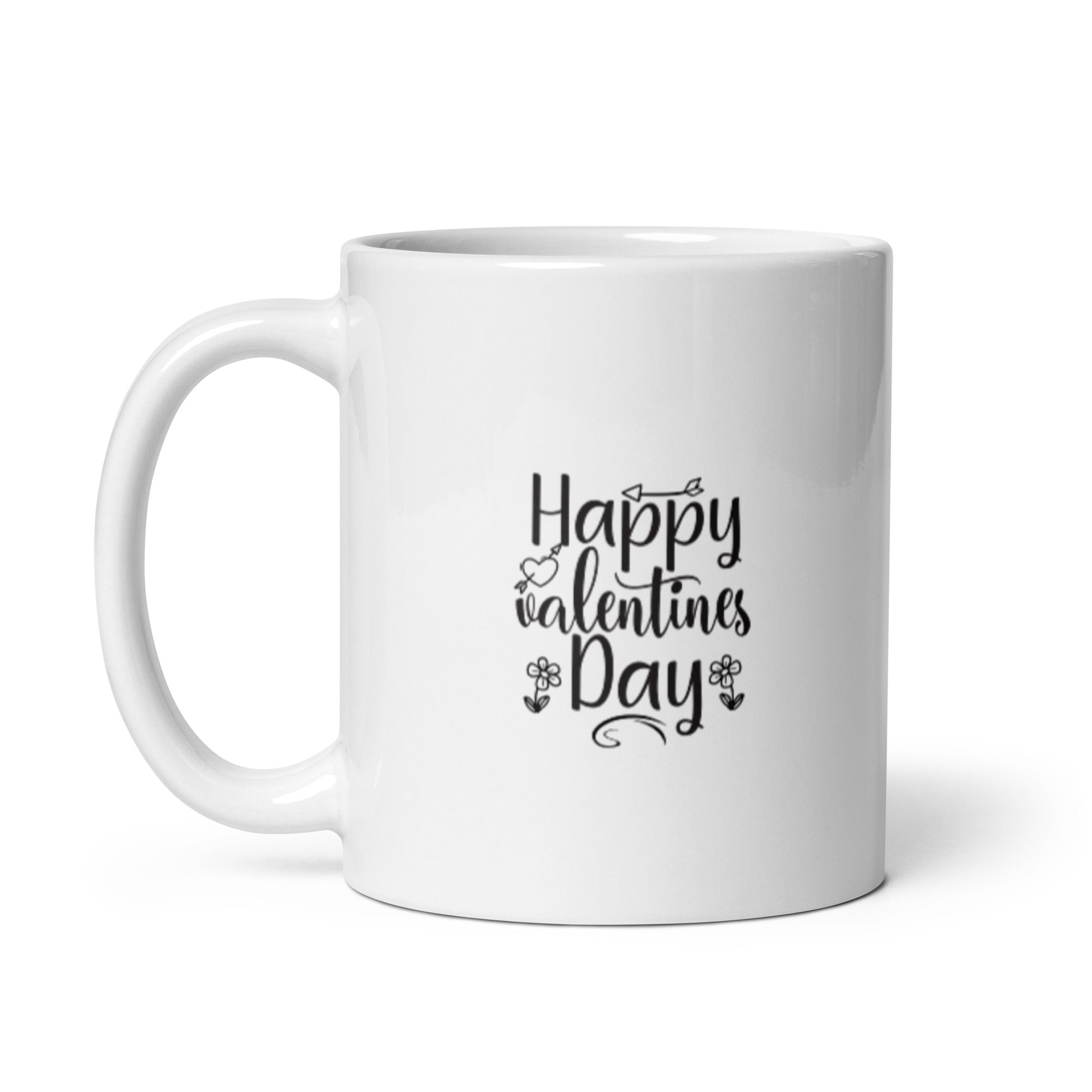 Happy Valentine's Day - White glossy mug